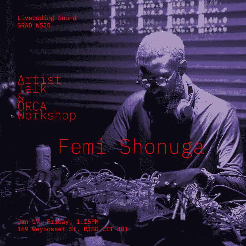 visiting artist poster
