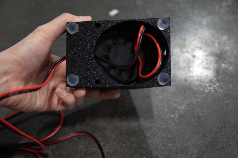 speakers under a balloon